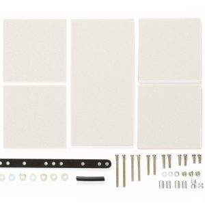 SET SPUGNE X FRENO 1-2-3mm WHITE