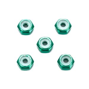 DADI 2mm AUTBLOCCANTI VERDI (5)