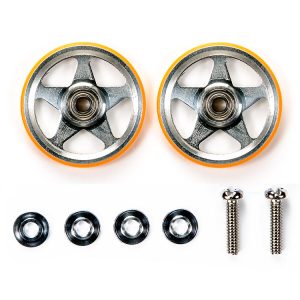ROTELLE ALLUM. 5 RAZZE 19mm ANELLO ARANCIONE