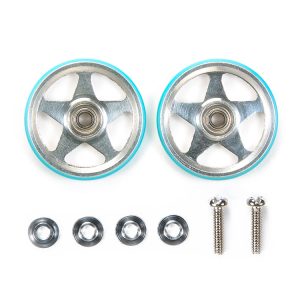 ROTELLE ALLUM. 5 RAZZE 19mm ANELLO AZZURRO