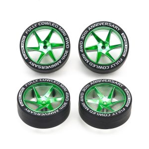 SET CERCHI VERDI GOMME DURE 30° ANNIVERSARIO BASSO PROFILO