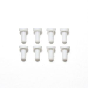 BOCCOLE RUOTE IN PLASTICA (white) *8