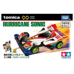 Tomica Premium Unlimited Bakusou Kyodai Let's & Go!! Mini 4WD Hurricane Sonic