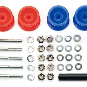 Roller doppi in plastica a basso attrito (13-12mm) Red/ Blue